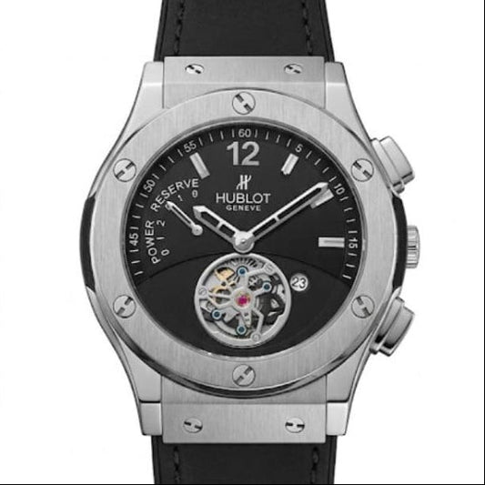 Hublot black strap black dial