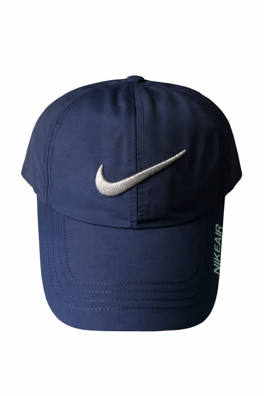 Blue Nike Dri-FIT Cap with Silver Swoosh